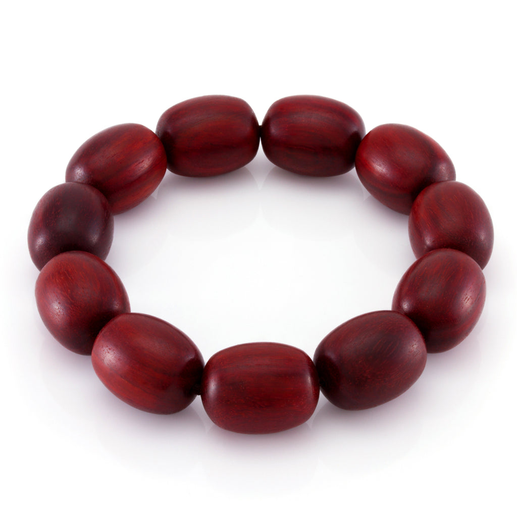 The Cranberry-Wood Bracelet