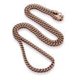 4mm, Vintage Stainless Steel Franco Chain (Gold)