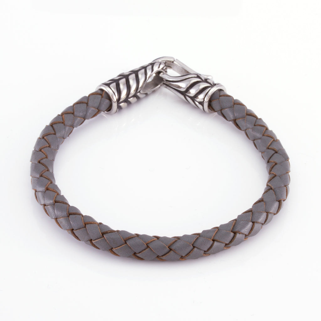 The Stainless Steel Feather Band (Grey)