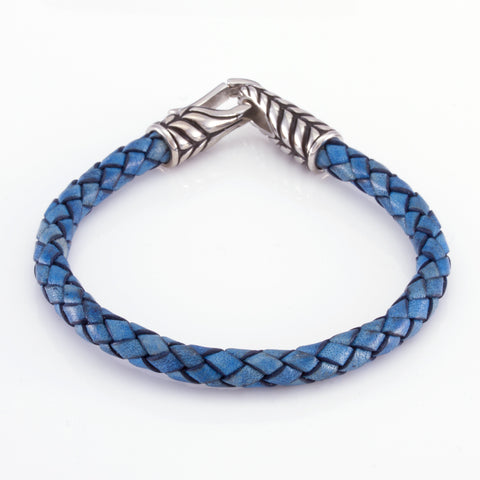 The Stainless Steel Feather Band (Blue)