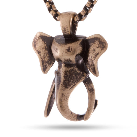 The Gold Elephas Necklace